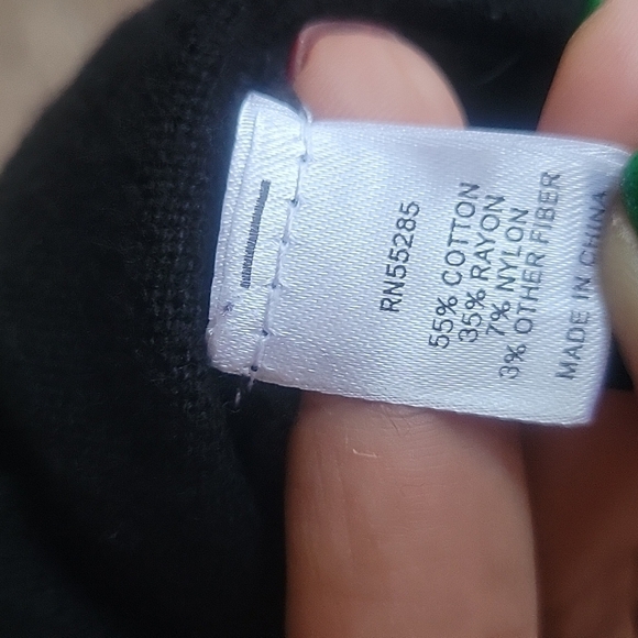 Express Black Sweater Minidress/Tunic with Wide Neckline Size XSmall - Picture 3 of 5